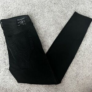 True Religion Skinny Black Jeans
